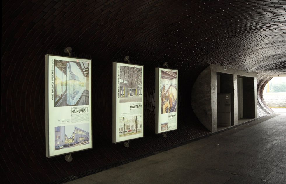 Wystawy "Architektury-murator" na bulwarach wiślanych